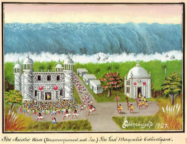 Churchward The Asiatic Wave (Unaccompanied with Ice) Massive wall