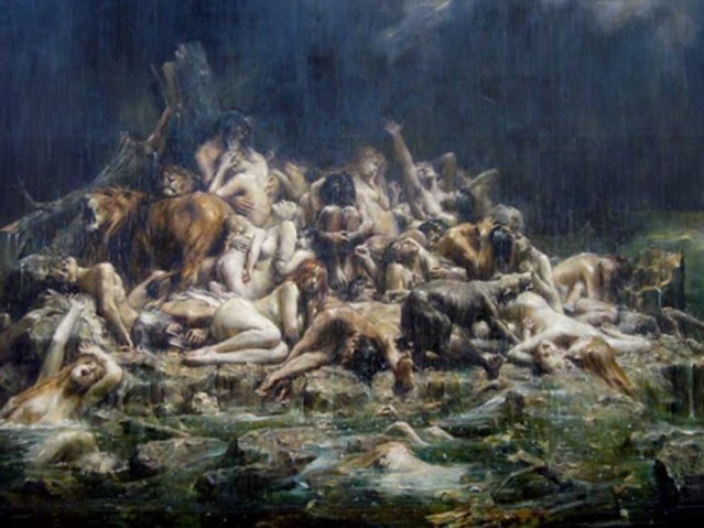 Le deluge de Noe et les compagnons by Comerre 1911 public domain