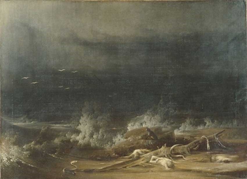 The Deluge towards its close Shaw 1813 public domain