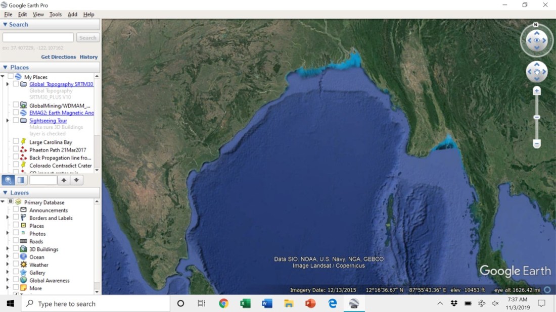Figure 1 Bay of Bengal region
