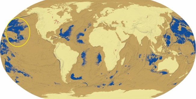 Haida Hawaii region on preflood map 28May2020
